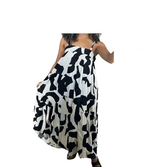 Anthropologie | Dresses | Able The Label Anthropologie Black And White  Womens Dress | Poshmark